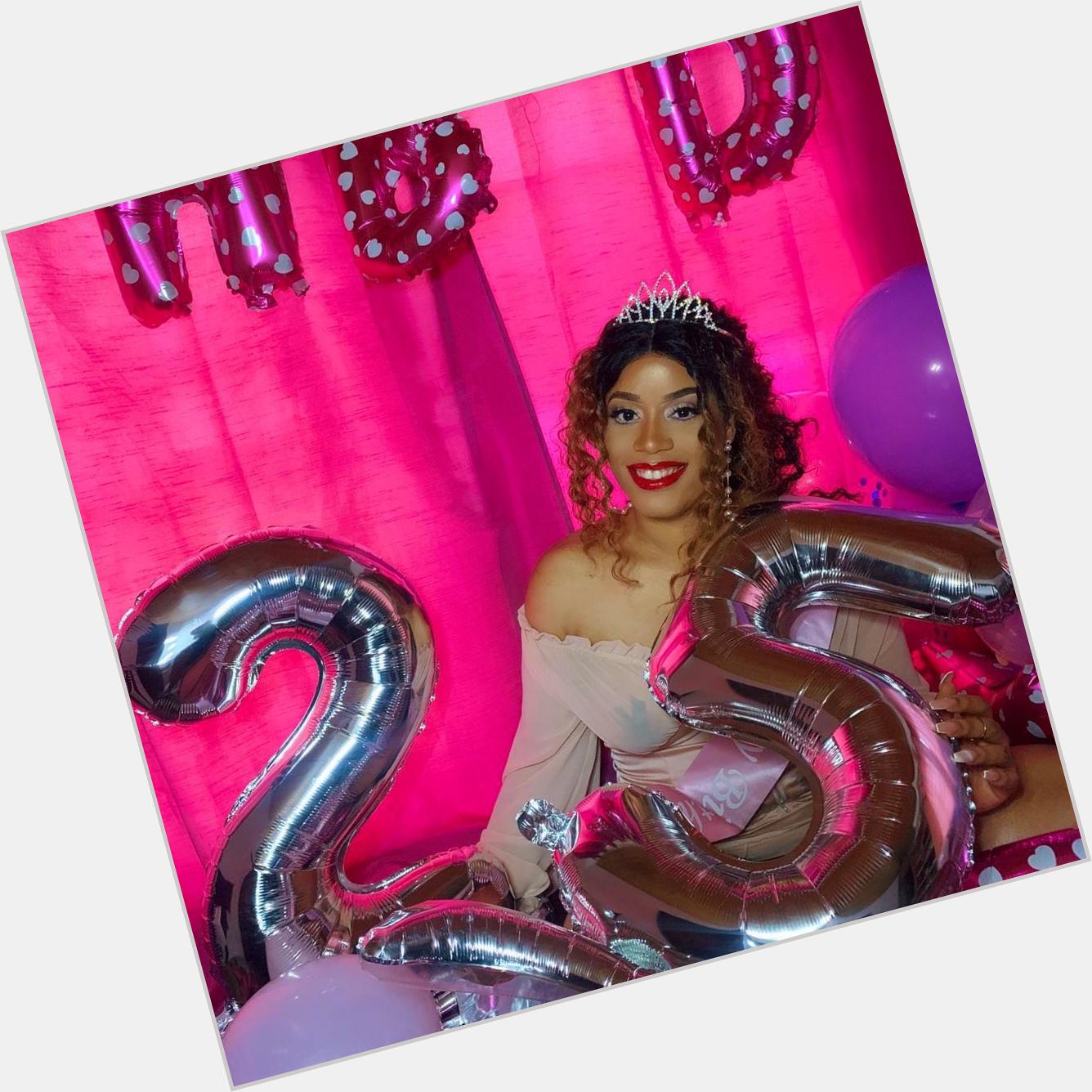 Happy 25th birthday to my darling baby sister        Wishing you long life and all the prosperity 