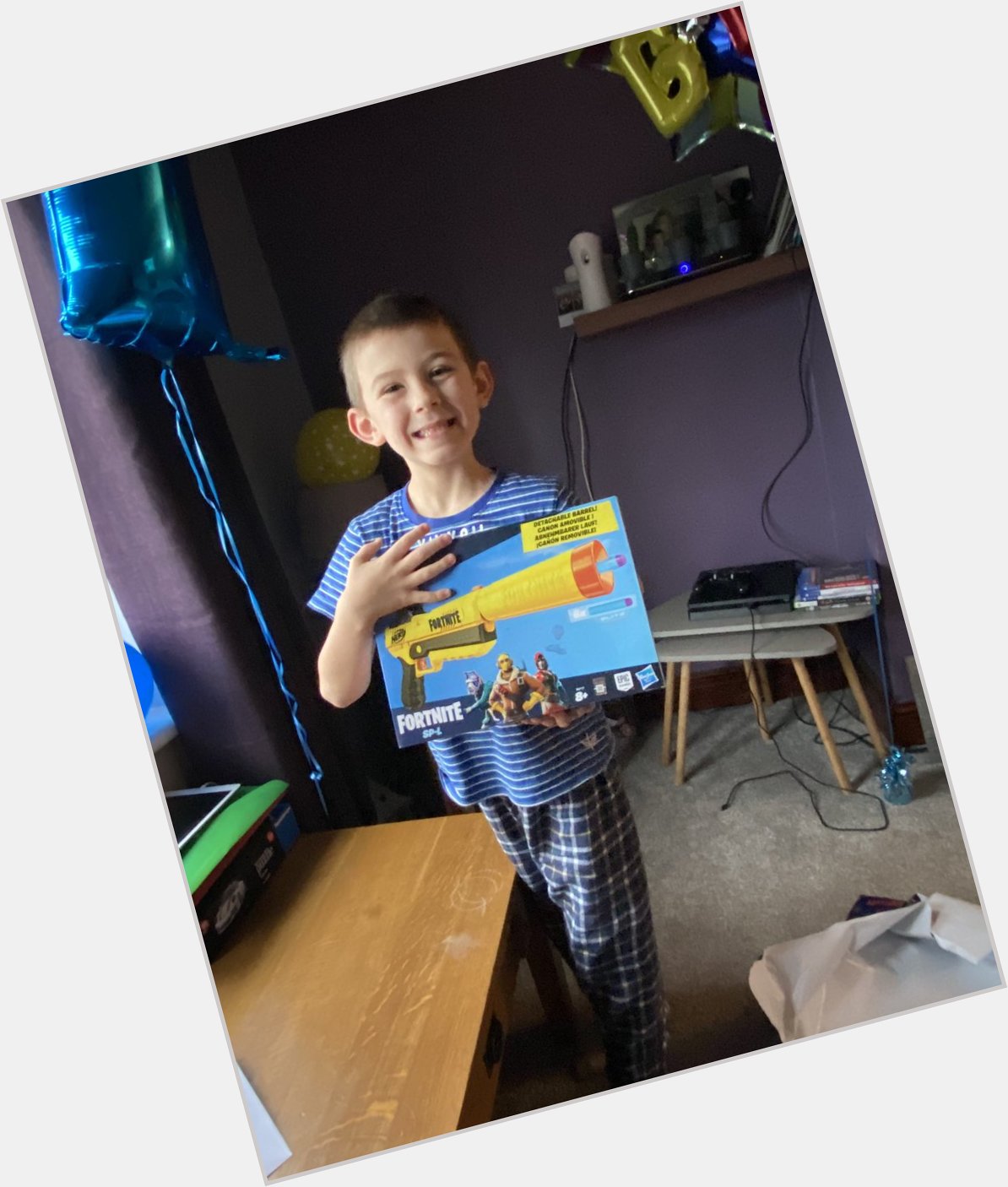 Happy birthday to my little prince Joey. 7 today 