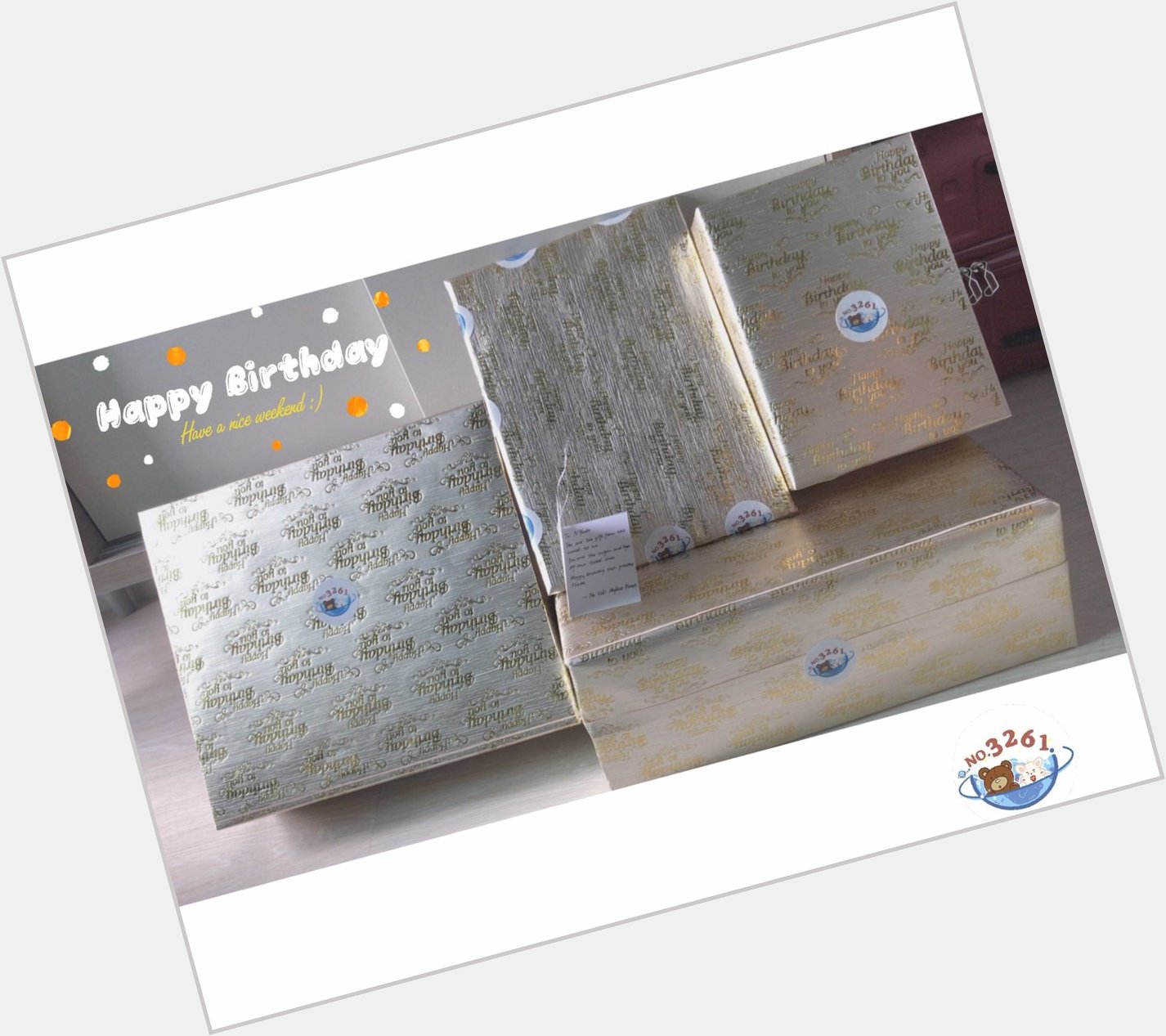 [3261 ]
Gifts from 3261 Planet Happy Birthday My little prince             ~  