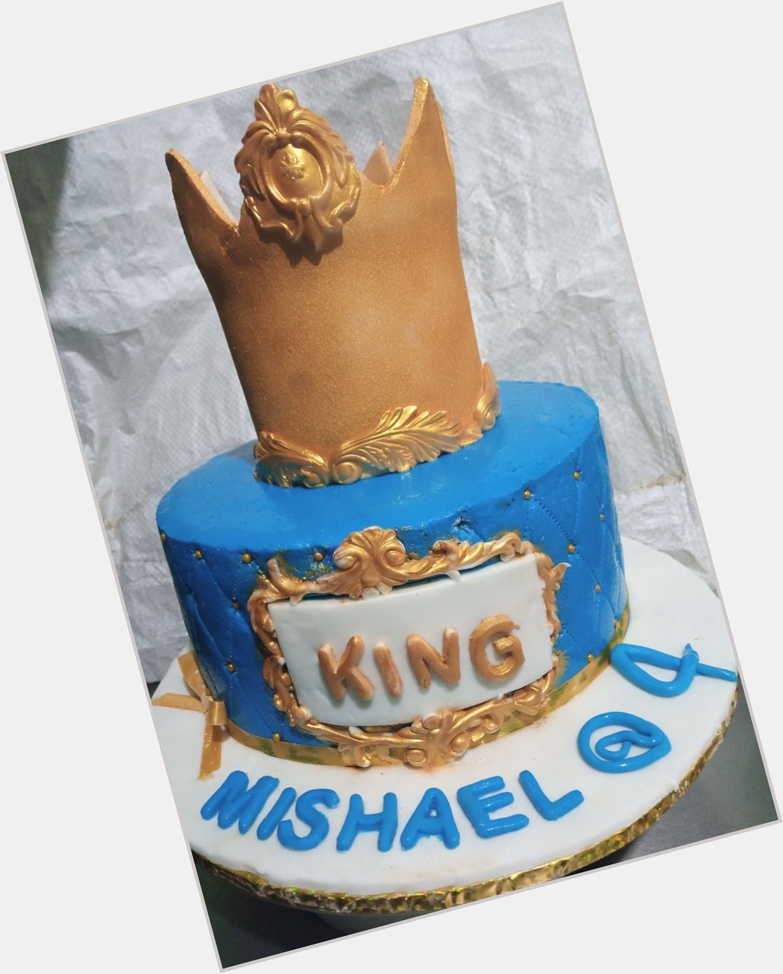 Cake fit for a prince, happy birthday son 