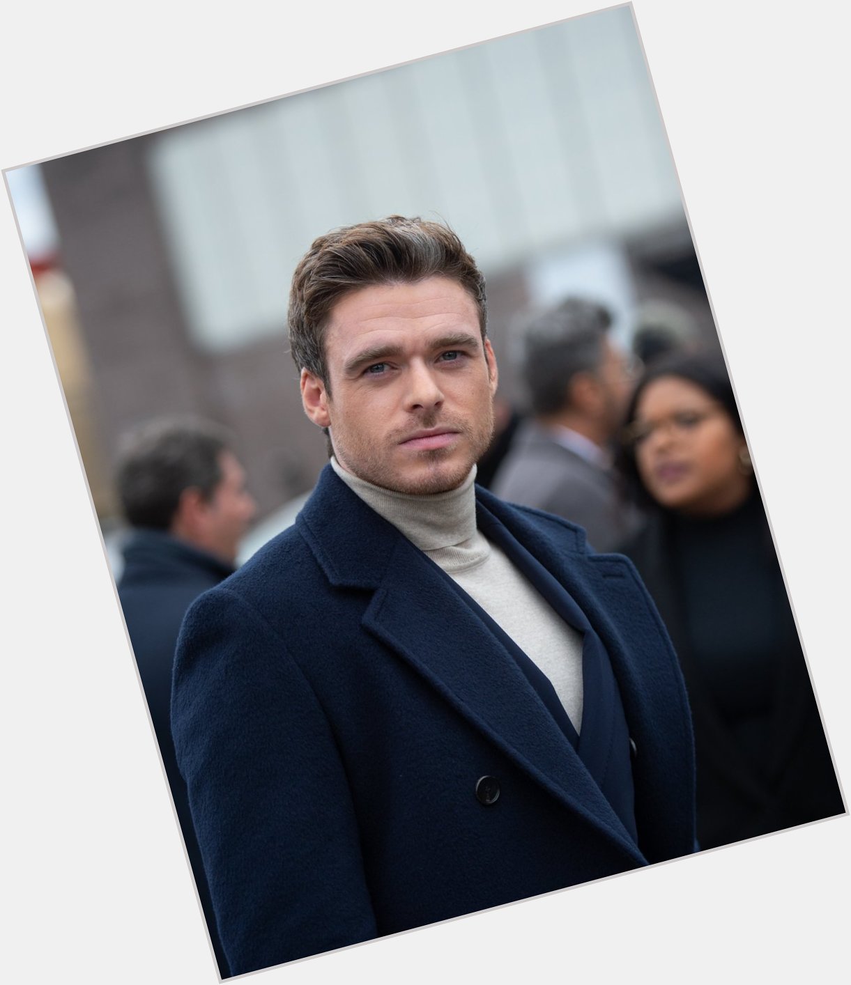 Happy Birthday, Prince Charming (in white tight trousers) and hot bodyguard, Richard Madden. 