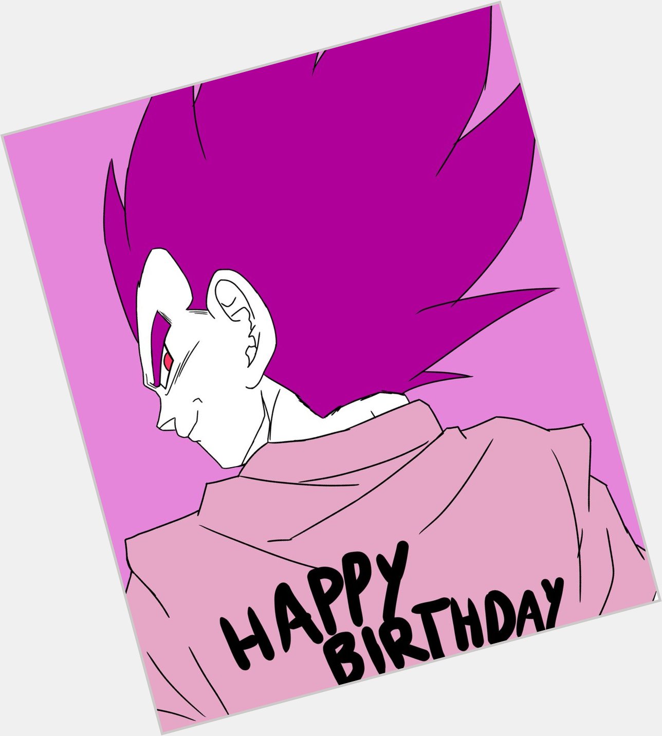  Happy birthday to the prince of all saiyans!! 