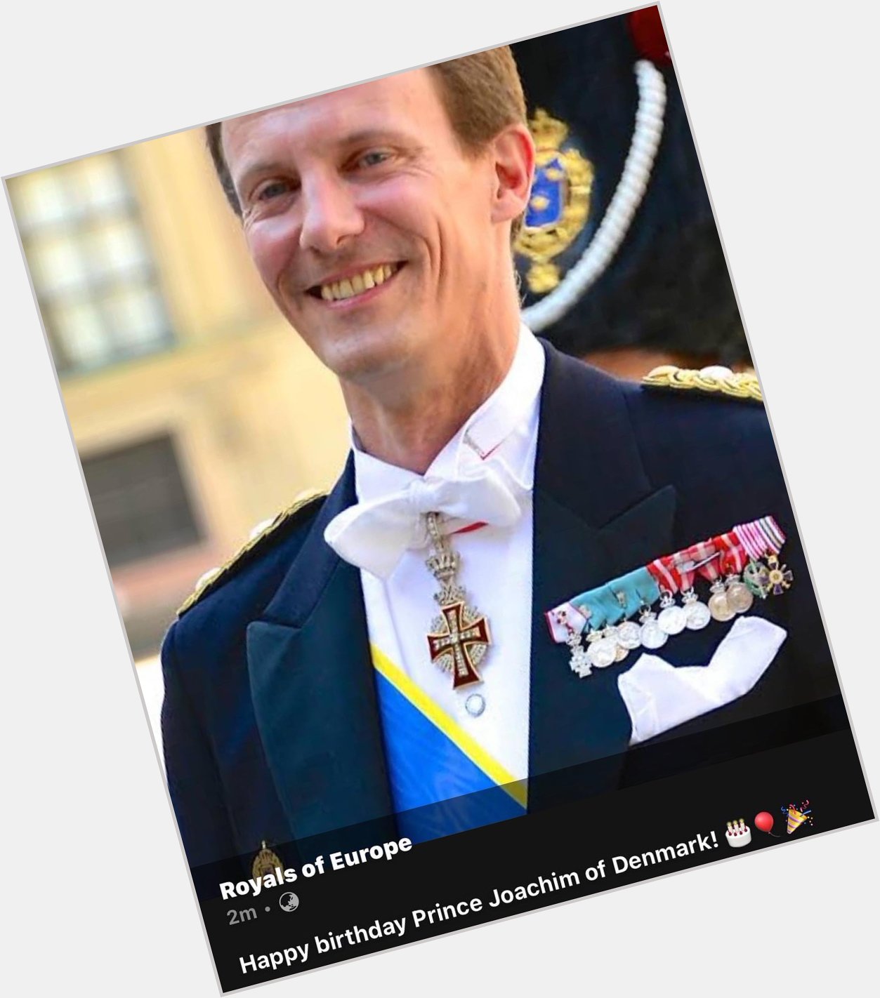 Happy birthday Prince Joachim of Denmark! 