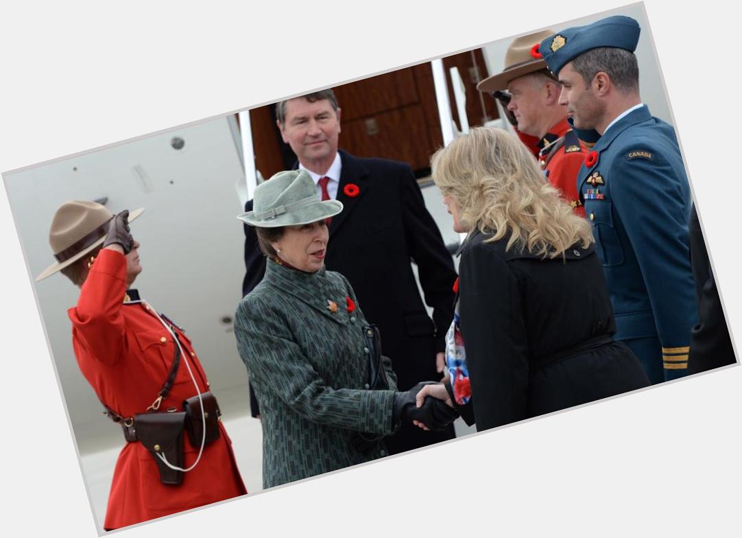A very happy birthday to HRH the Princess Royal (Princess Anne). This picture taken when she was in Canada(Nov2014) 