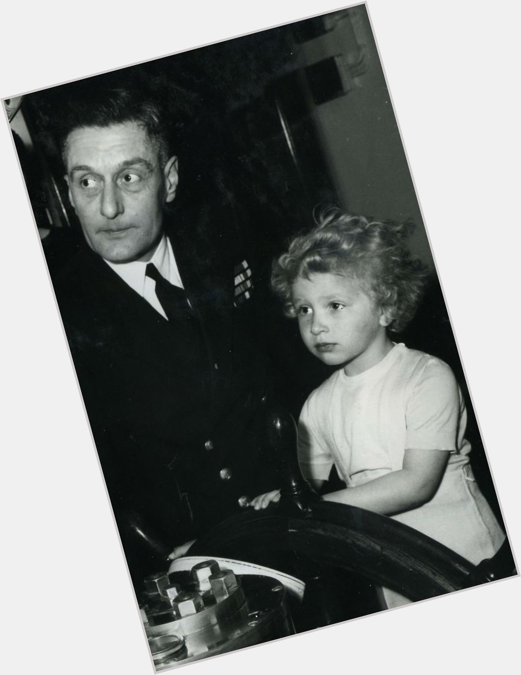 Happy birthday to HRH The Princess Royal! Here is a young Princess Anne on board the royal yacht Britannia. 