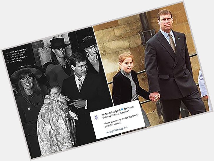 Prince Andrew wishes Princess Beatrice a \happy birthday\ as she turns 31  