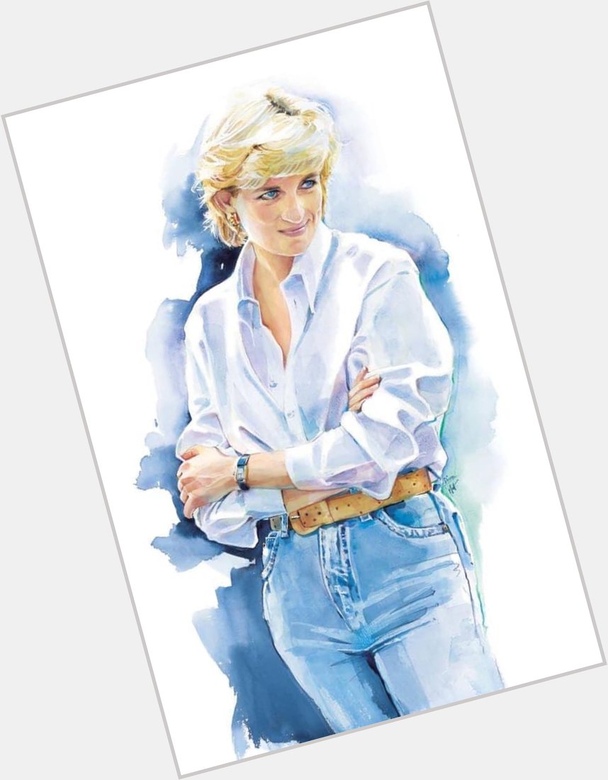 Happy 60th Birthday
An amazing watercolour of Princess Diana by Matthew Haydn Jeanes 