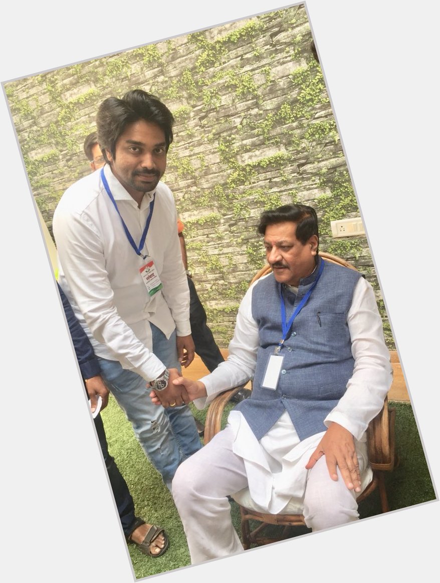 Wishing a very happy birthday to Prithviraj Chavan Sir He is a real motivator for new generation. 