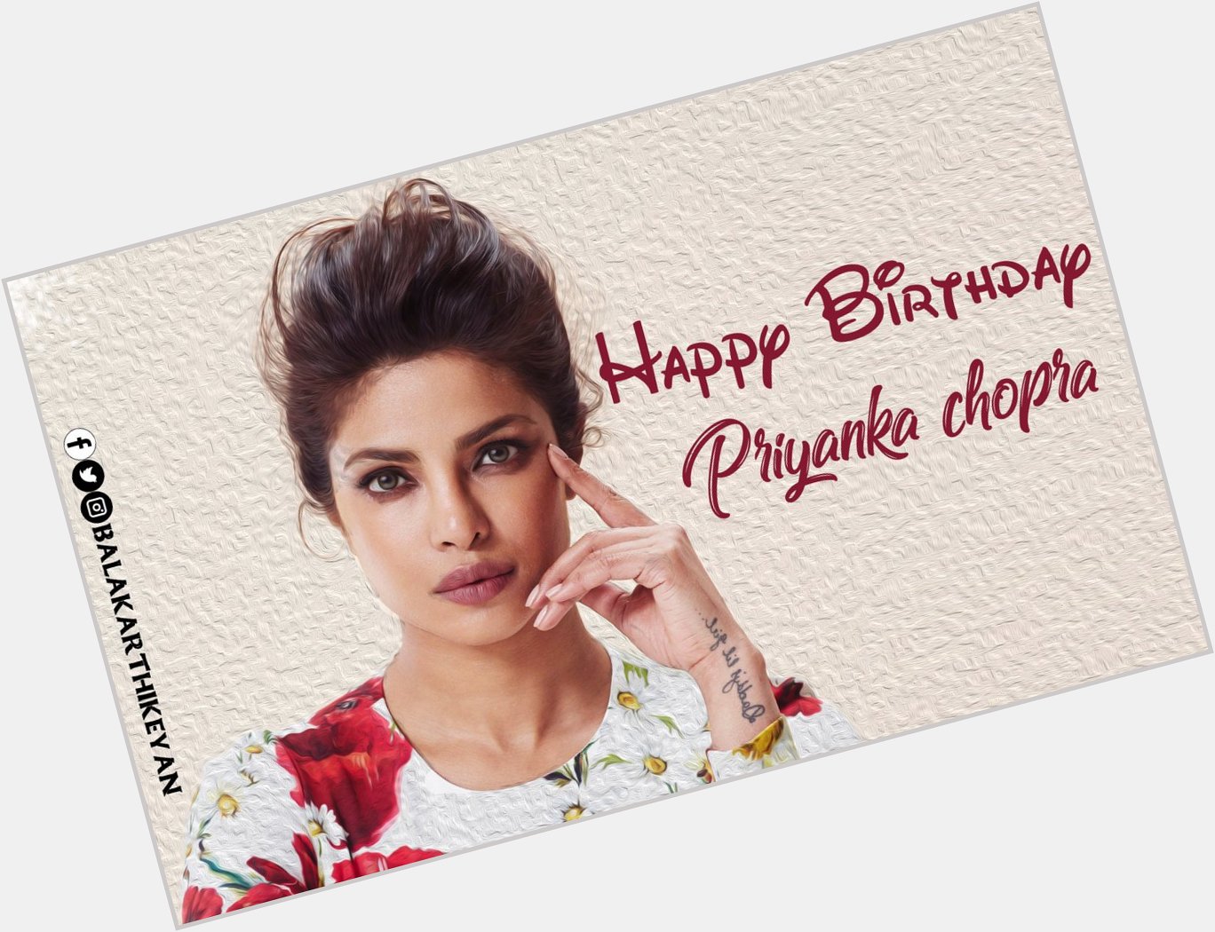 Happy birthday priyanka chopra    
