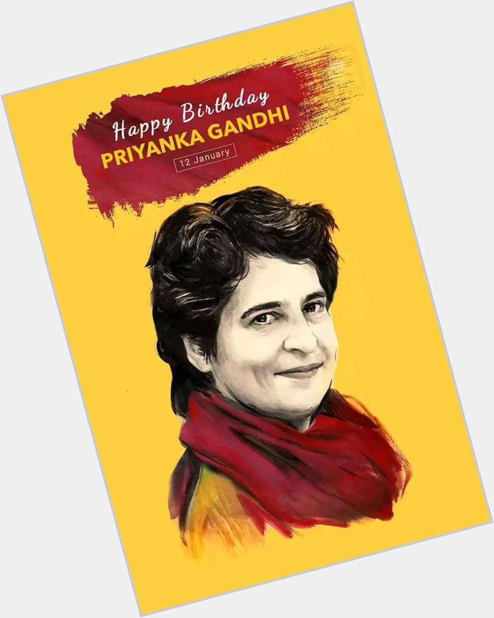 Dynamic Leader Priyanka Gandhi ji 
Wish you very very very Happy Birthday.. 