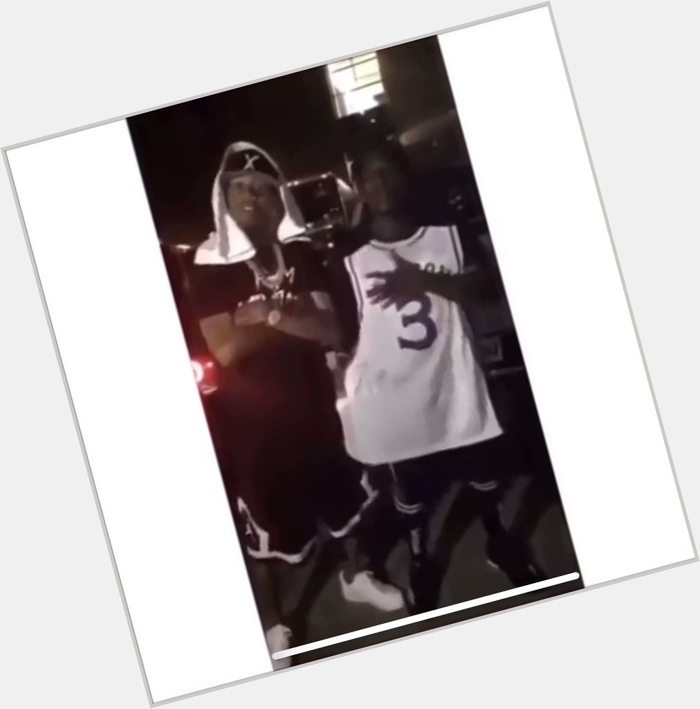 Happy Birthday to my GOAT    This is a video of Pusha T getting an autographed jersey from AI 