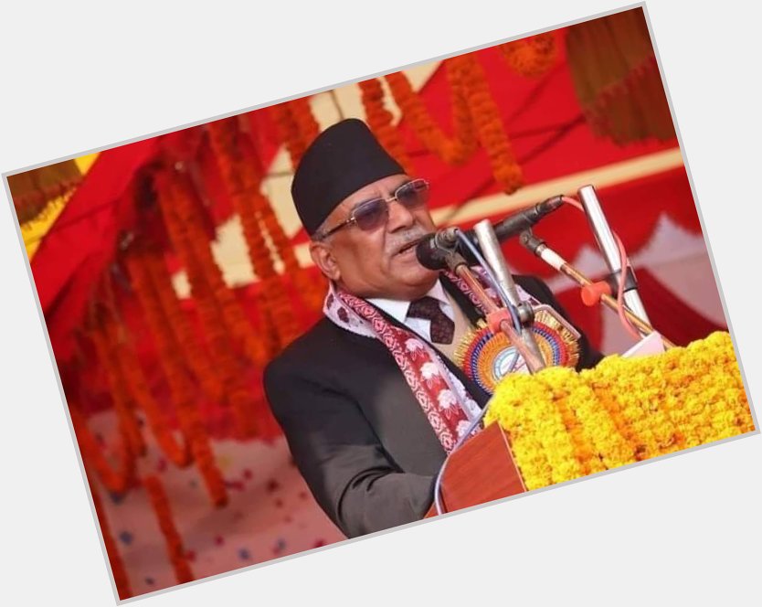 Happy birthday to Former Nepali PM, Pushpa Kamal Dahal \Prachanda\. 