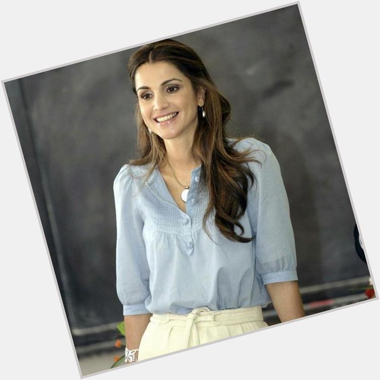 . Happy birthday to the mother, wife , advocate and humanitarian Queen Rania   