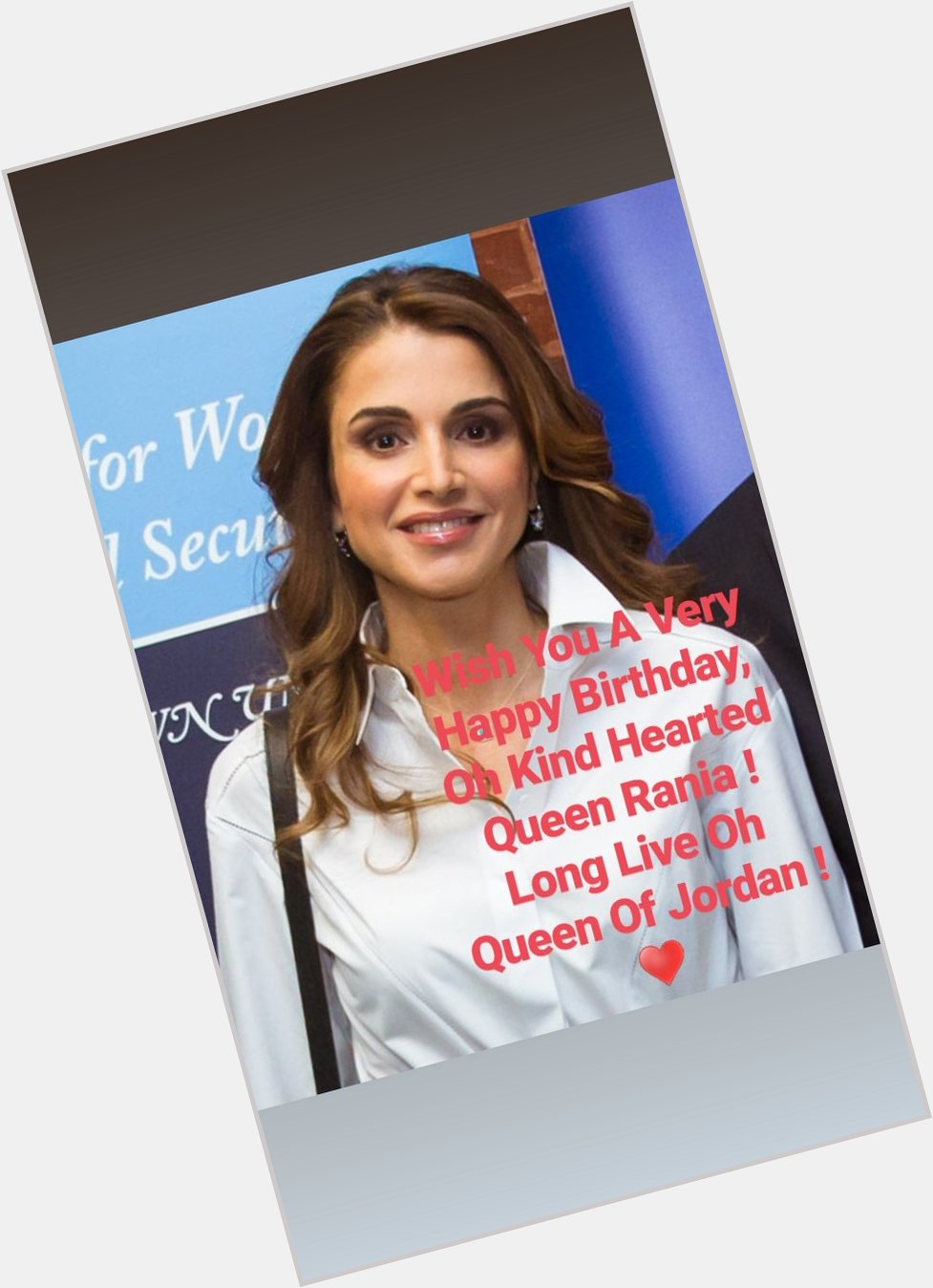      WISH YOU A VERY HAPPY BIRTHDAY, OH QUEEN RANIA ! STAY BLESSED, STAY HAPPY !     . 