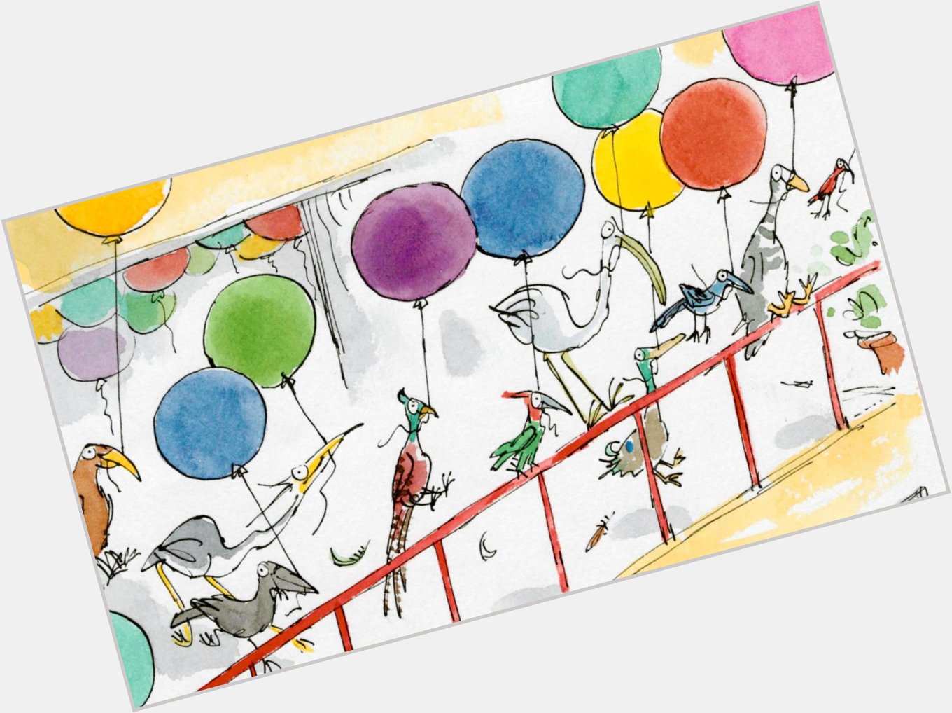 Happy 90th birthday to the one and only Quentin Blake! 