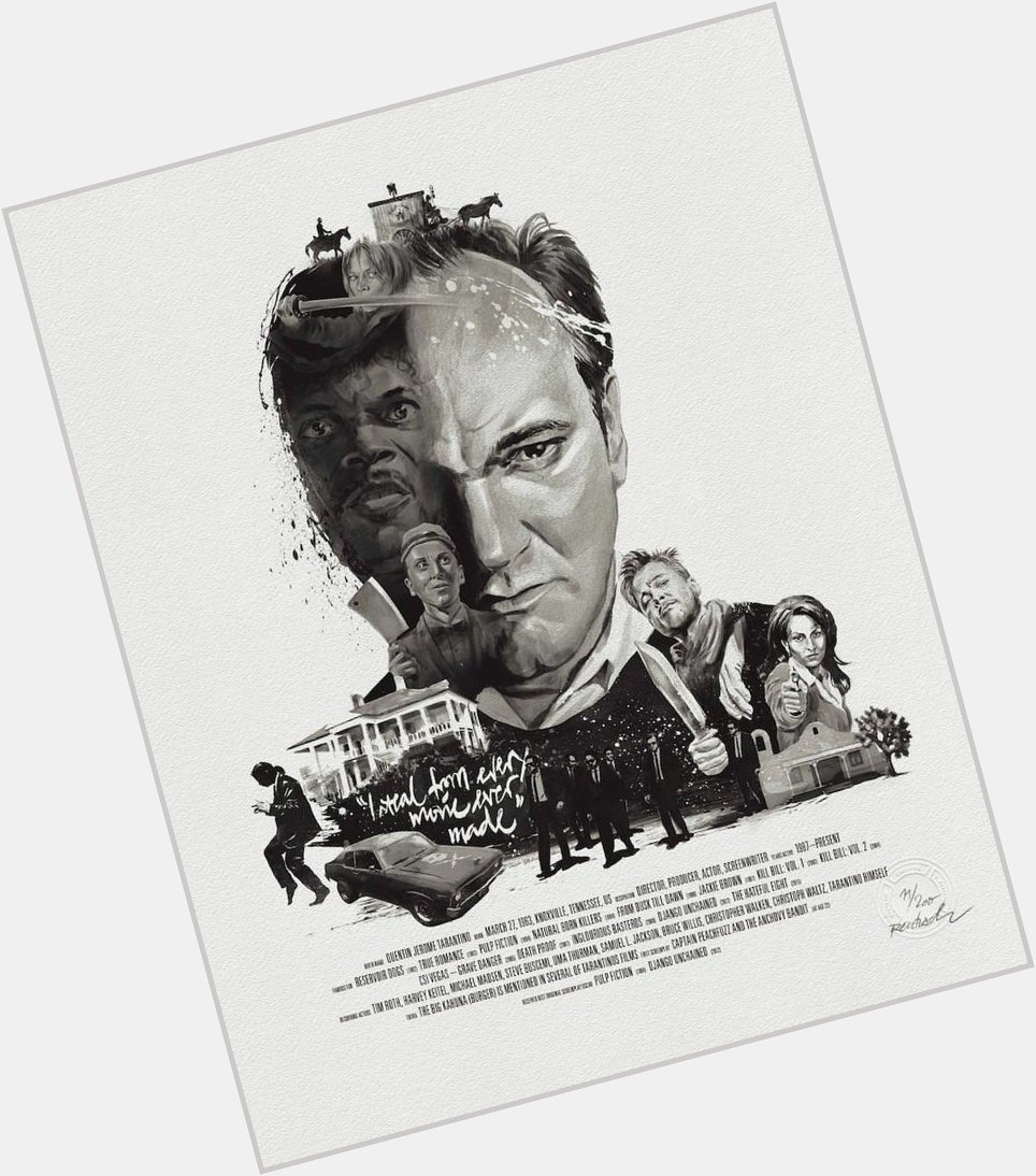 Happy Birthday Quentin Tarantino ! 
Le réalisateur de mes premiers émois cinephiliques. 