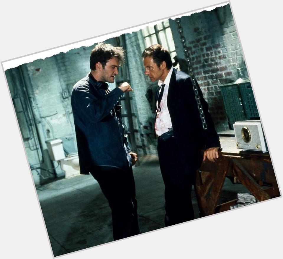 Happy birthday to Quentin Tarantino, seen here with Harvey Keitel on \"Reservoir Dogs\" (1992). 