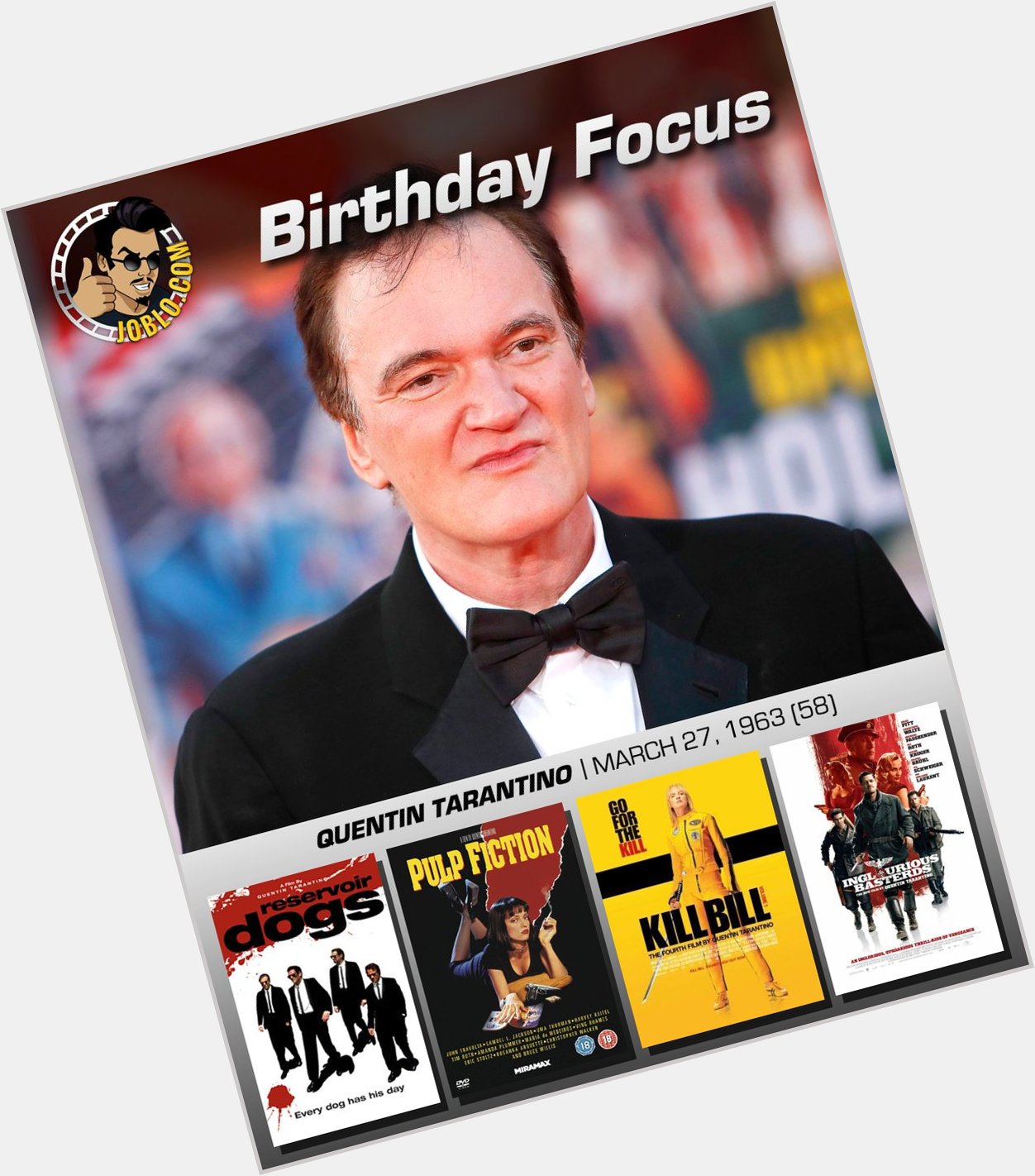 Wishing a very happy 58th birthday to Quentin Tarantino!

What is your favorite film of his? 