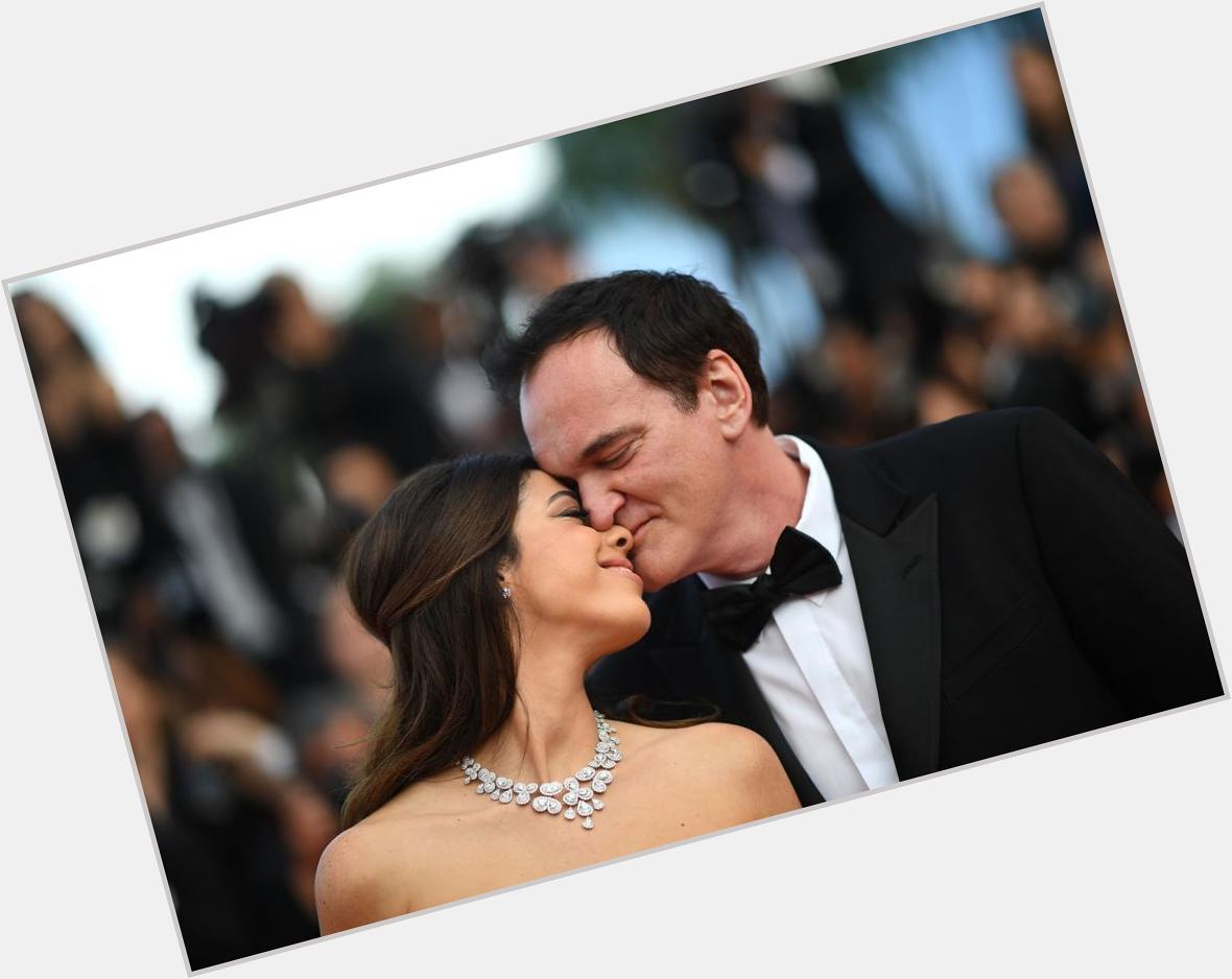 Happy 60th Birthday Quentin Tarantino, and truly happy for him to have a loving wife and two kids  