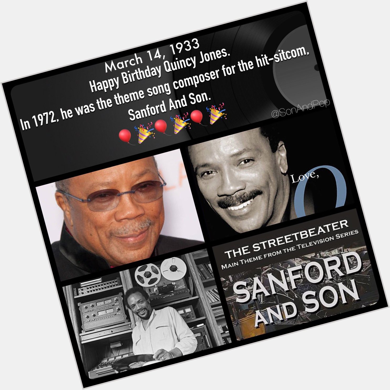 Happy Belated Birthday to Quincy Jones.   