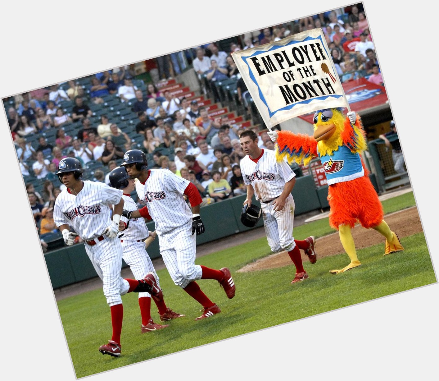 Happy Birthday to 2007 BlueClaws OF and Employee of the Month Quintin Berry (left in photo). 