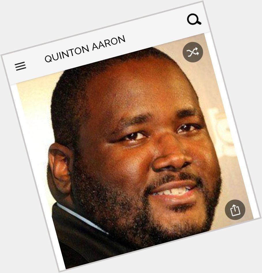 Happy birthday to this great actor. Happy birthday to Quinton Aaron 