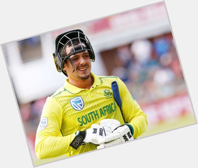 Am amazing cricketer. An amazing human being. 

Happy birthday to captain Quinton De Kock. 