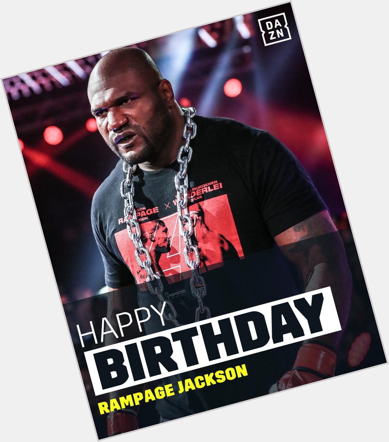 Happy Birthday to the one and only, Quinton \"Rampage\" Jackson!   