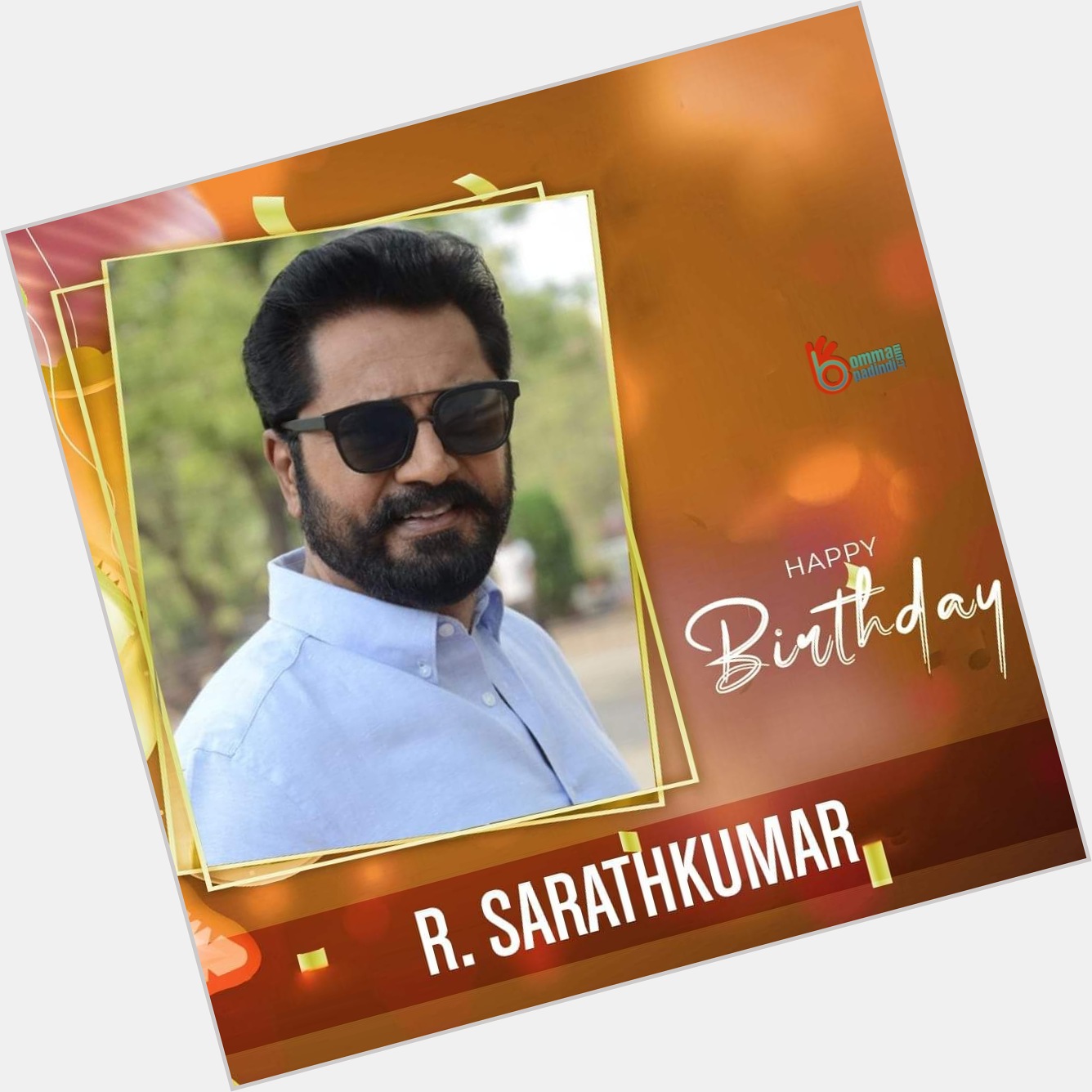 A wish you happy birthday R.Sarathkumar garu 