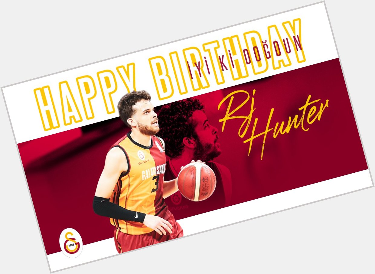 Bugün oyuncumuz RJ Hunter\ n do um günü! Happy birthday RJ!  