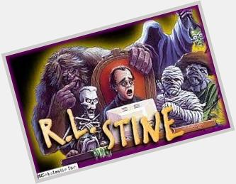 Happy Birthday R.L. Stine the author Goosbumps and Fear Street! 
born October 8, 1943 
 