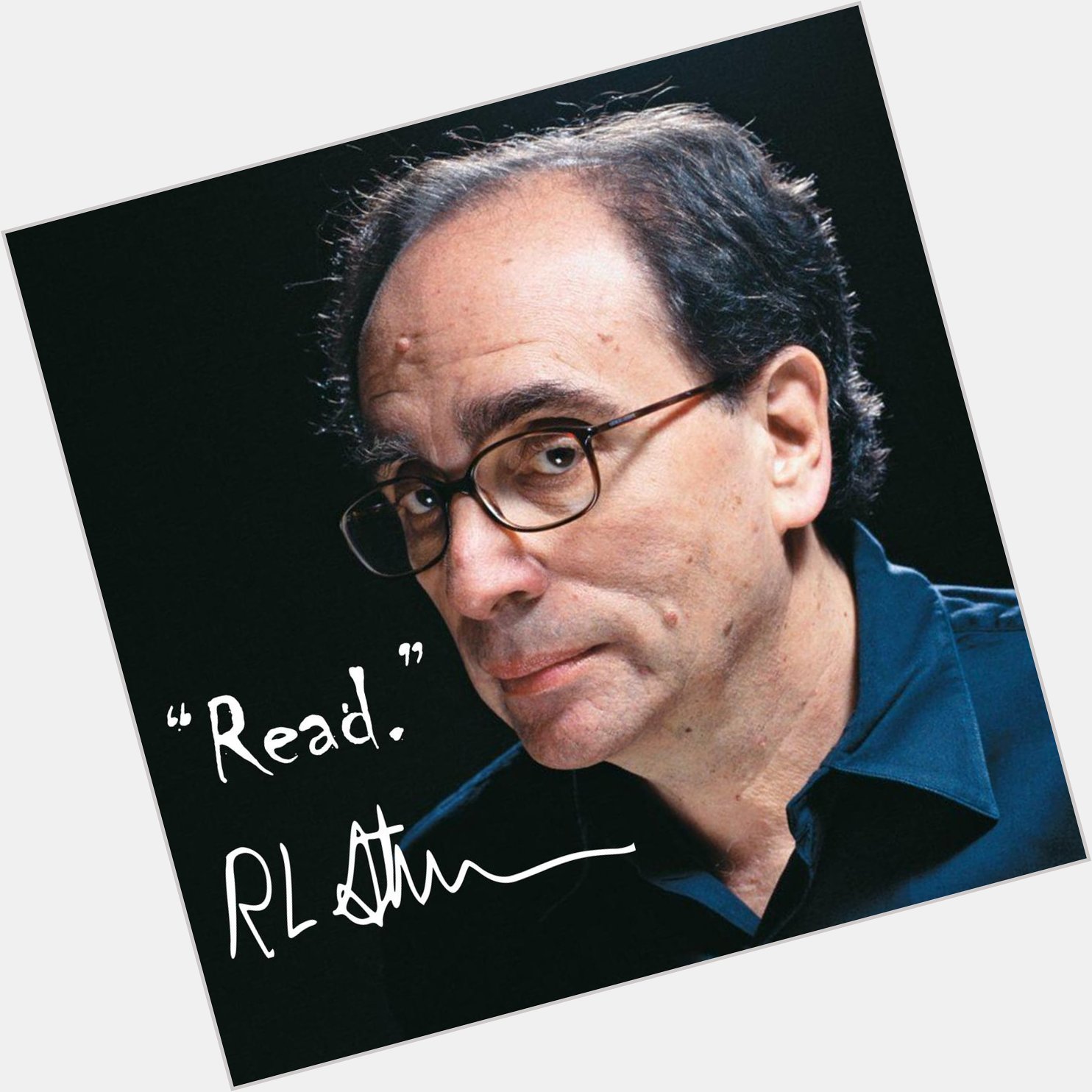 Happy Birthday, R.L. Stine! Thanks for all the... goosebumps. GET IT?!   