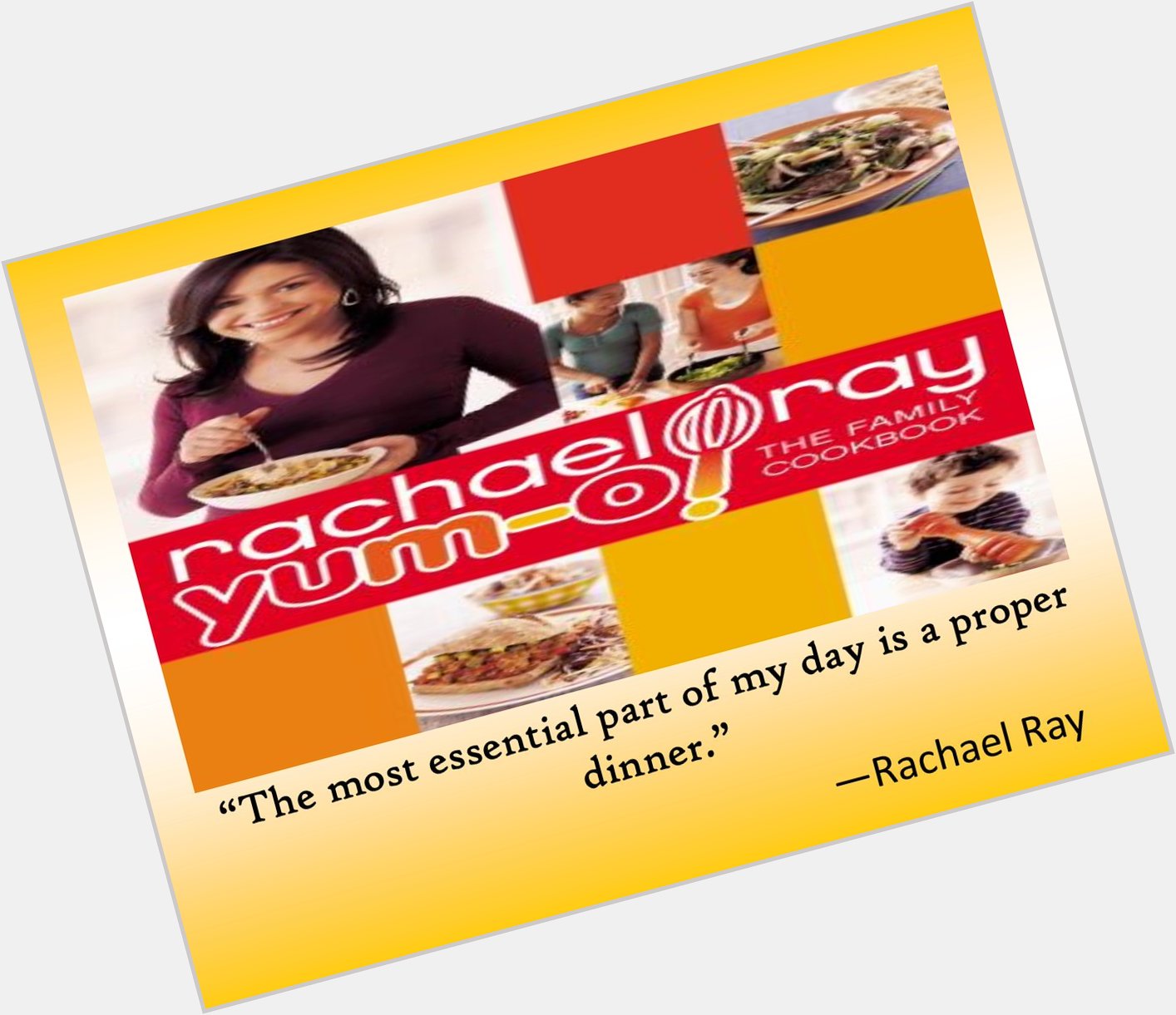 Happy birthday to cookbook author and TV personality Rachael Ray!  
 
