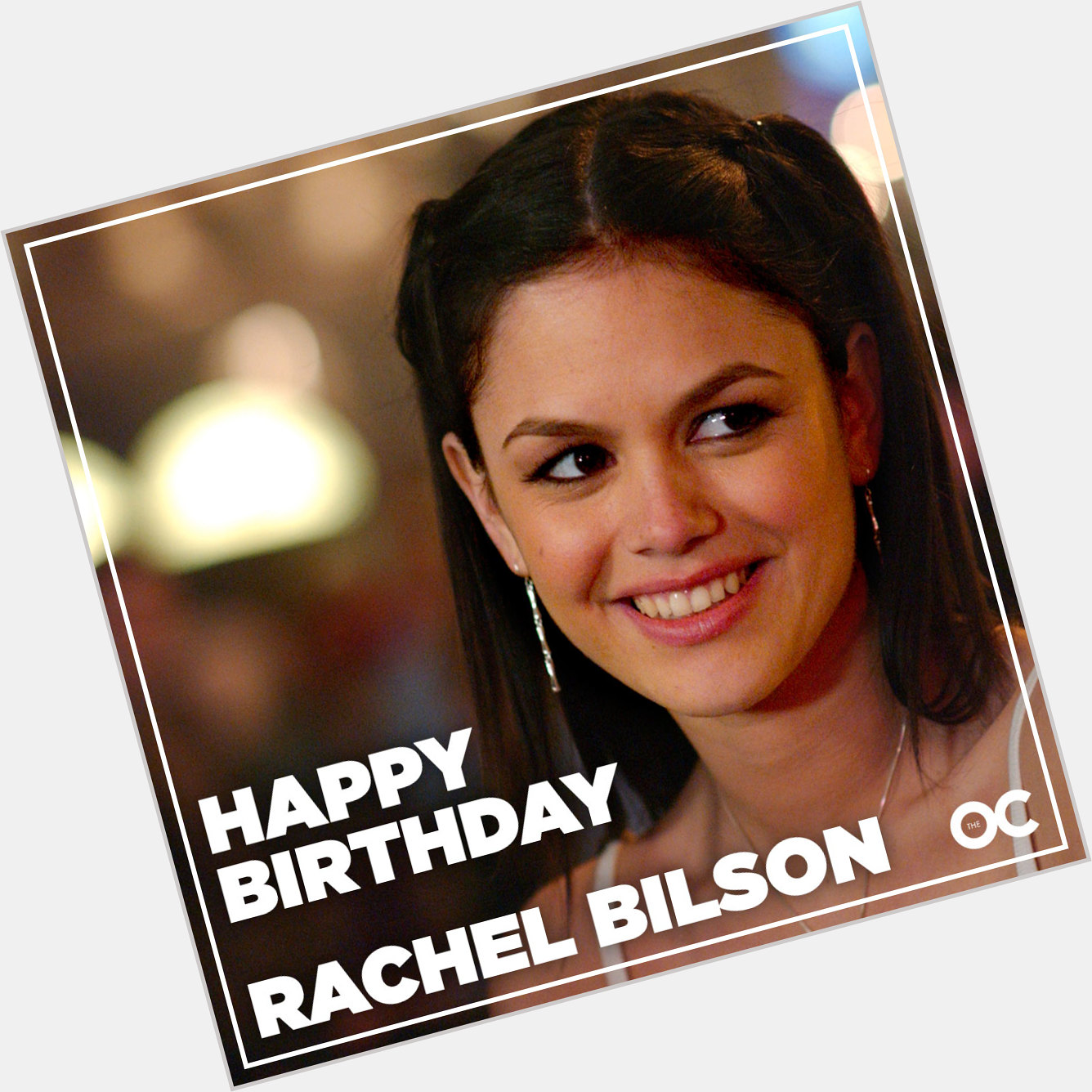 Summer Roberts carried 2003 Happy Birthday to the iconic Rachel Bilson. 