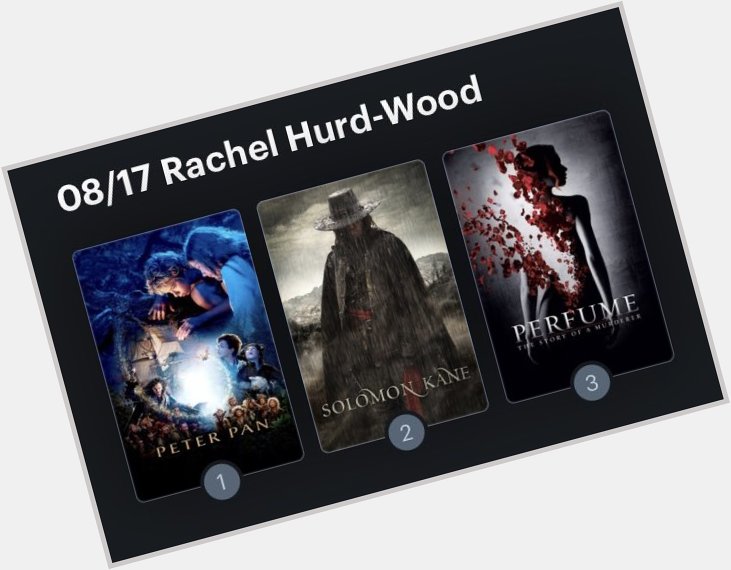 Hoy cumple años la actriz Rachel Hurd-Wood (31). Happy Birthday ! Aquí mi mini ranking: 
