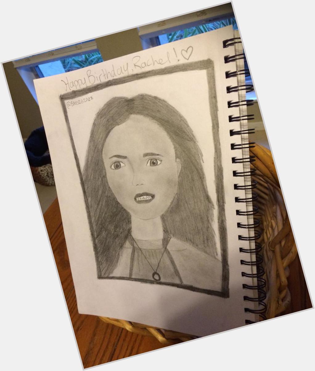 I tried to draw the beautiful Rachel Miner for her birthday! Happy Birthday! Love from Florida.    
