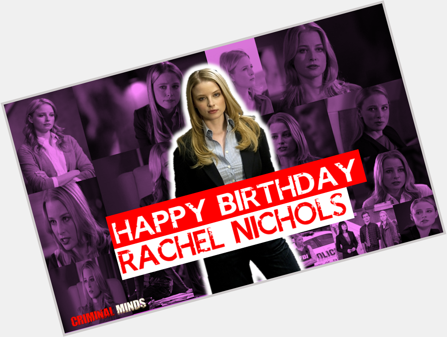 A Happy Birthday to Agent Ashley Seaver, Rachel Nichols! Hope you have a wonderful day. 