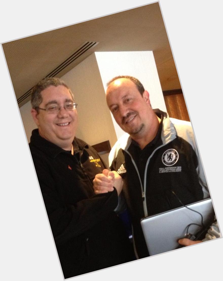 Happy birthday to Newcastle manager Rafael Benitez, have a great day my friend 
