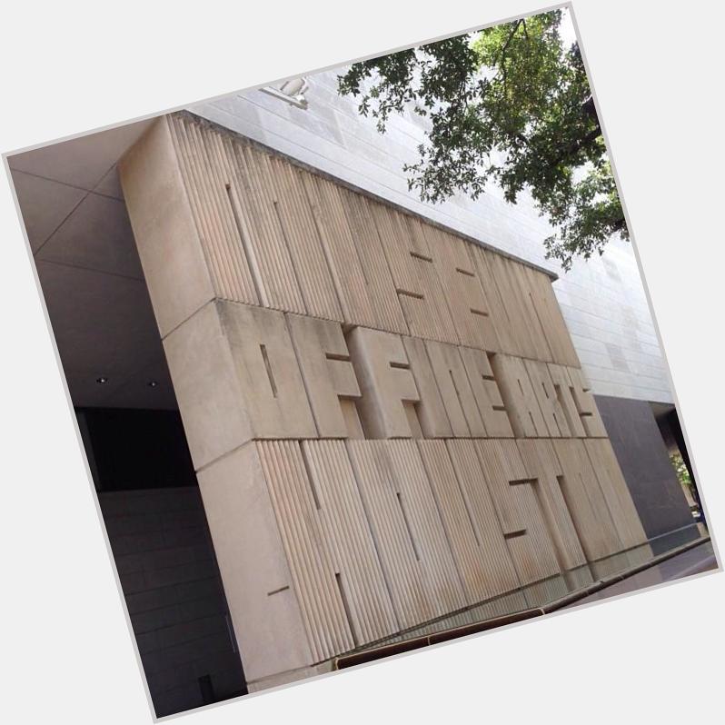   MFAH: Happy birthday to Rafael who designed our Audrey Jones Beck Building w/ 