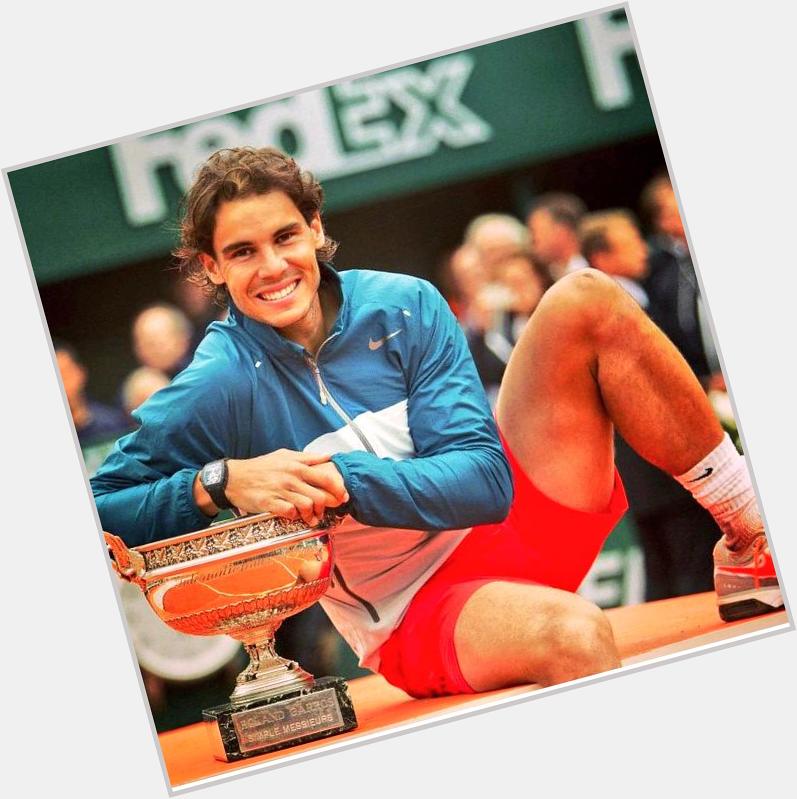 A very Happy Birthday to the KING OF CLAY...
Rafael Nadal <3 