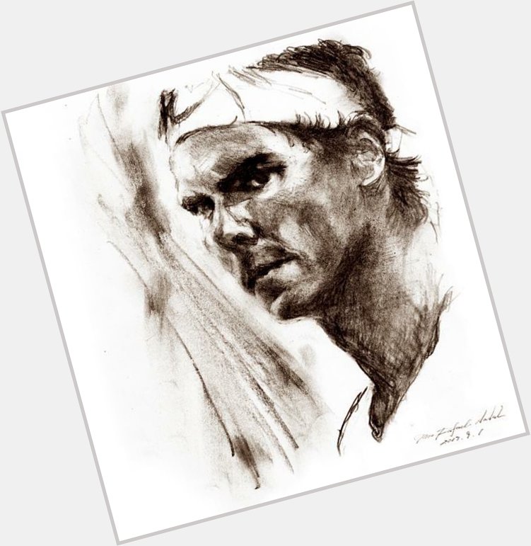   Happy Birthday! a sketch for Mr. Rafael Nadal^_^ 