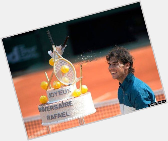 Happy 36th birthday my GOAT Rafael Nadal  