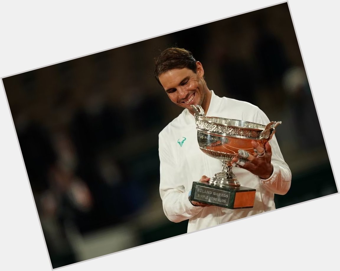  21 Grand Slam titles 91 ATP titles 5th time Davis Cup Champion 

Happy birthday, Rafael Nadal! 