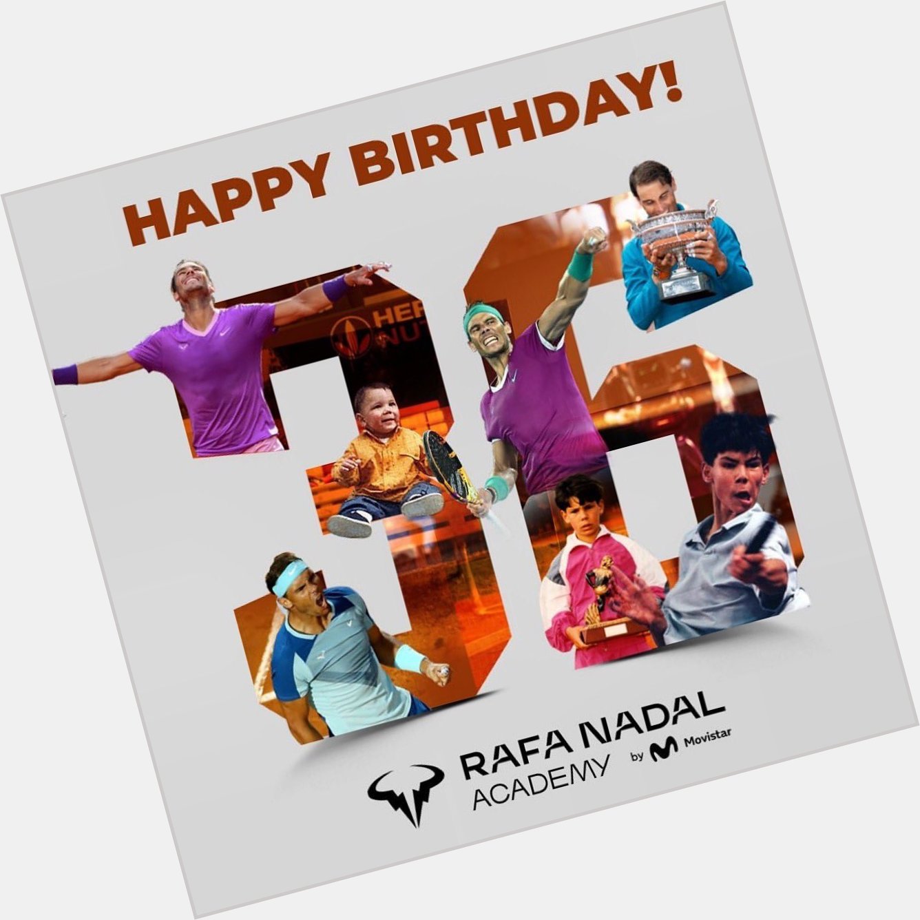 Happy birthday Rafael Nadal! Living legend       