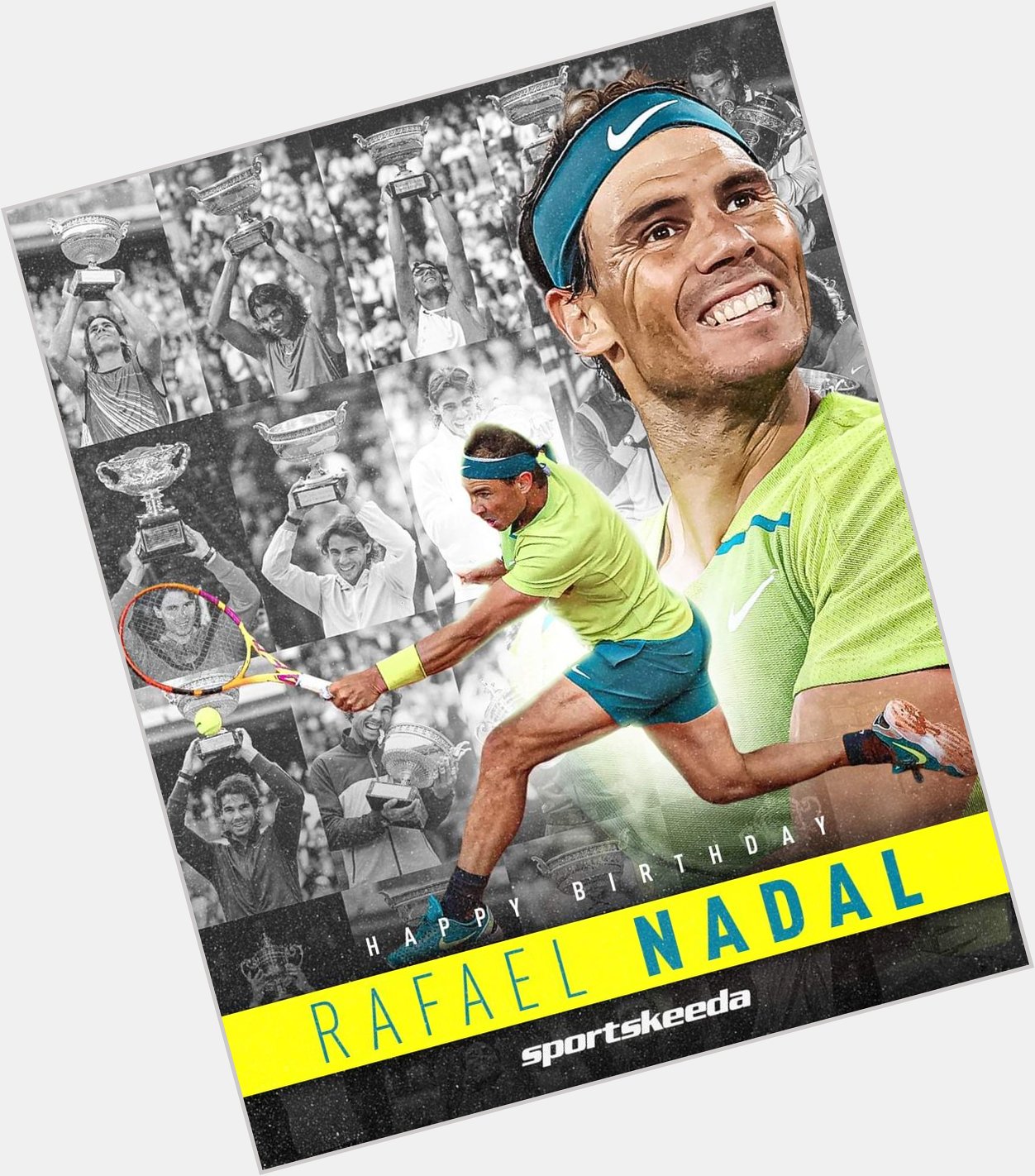 Happy birthday legend Rafael Nadal 