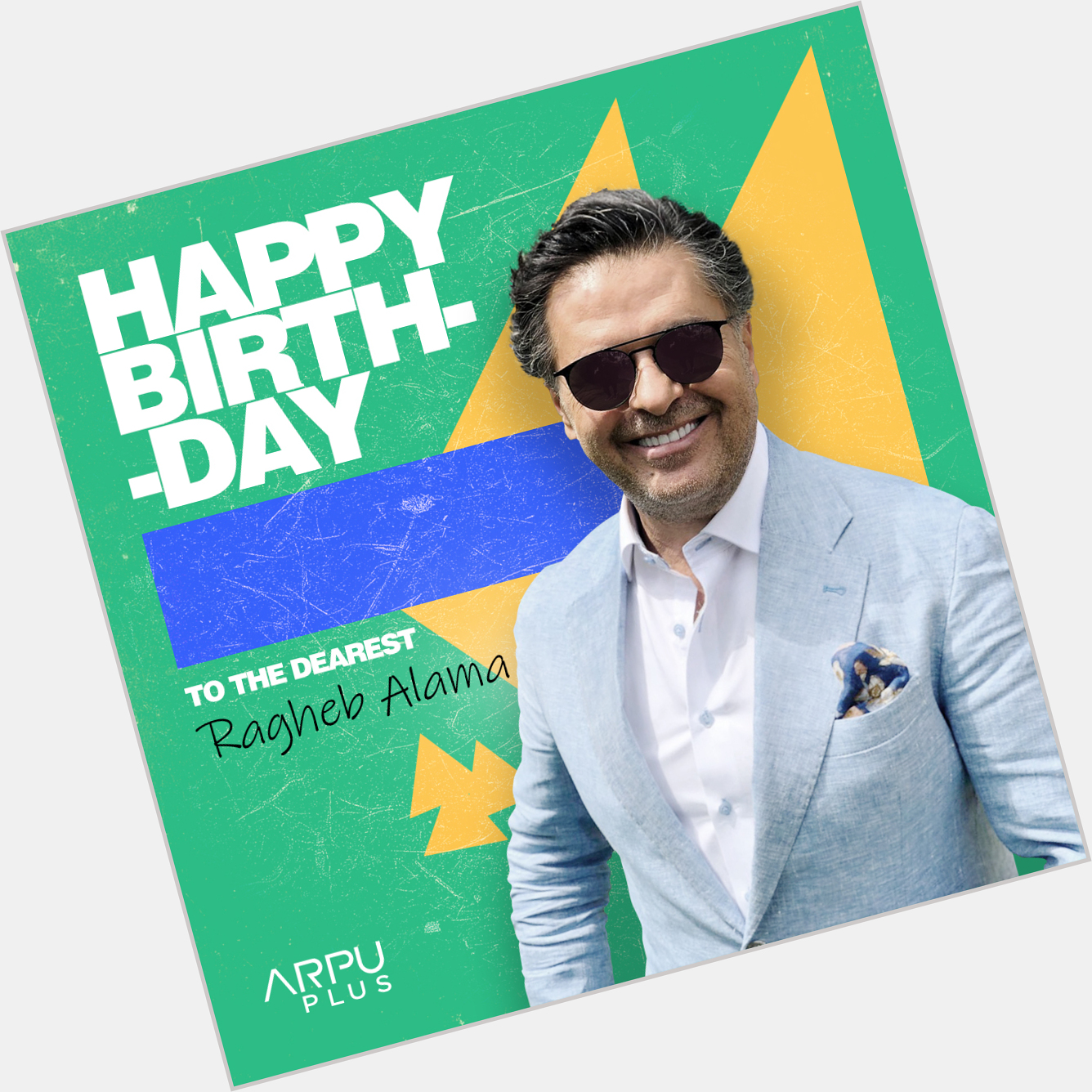 Sending warm wishes to our dearest MEGA Star Ragheb Alama for a very HAPPY BIRTHDAY    