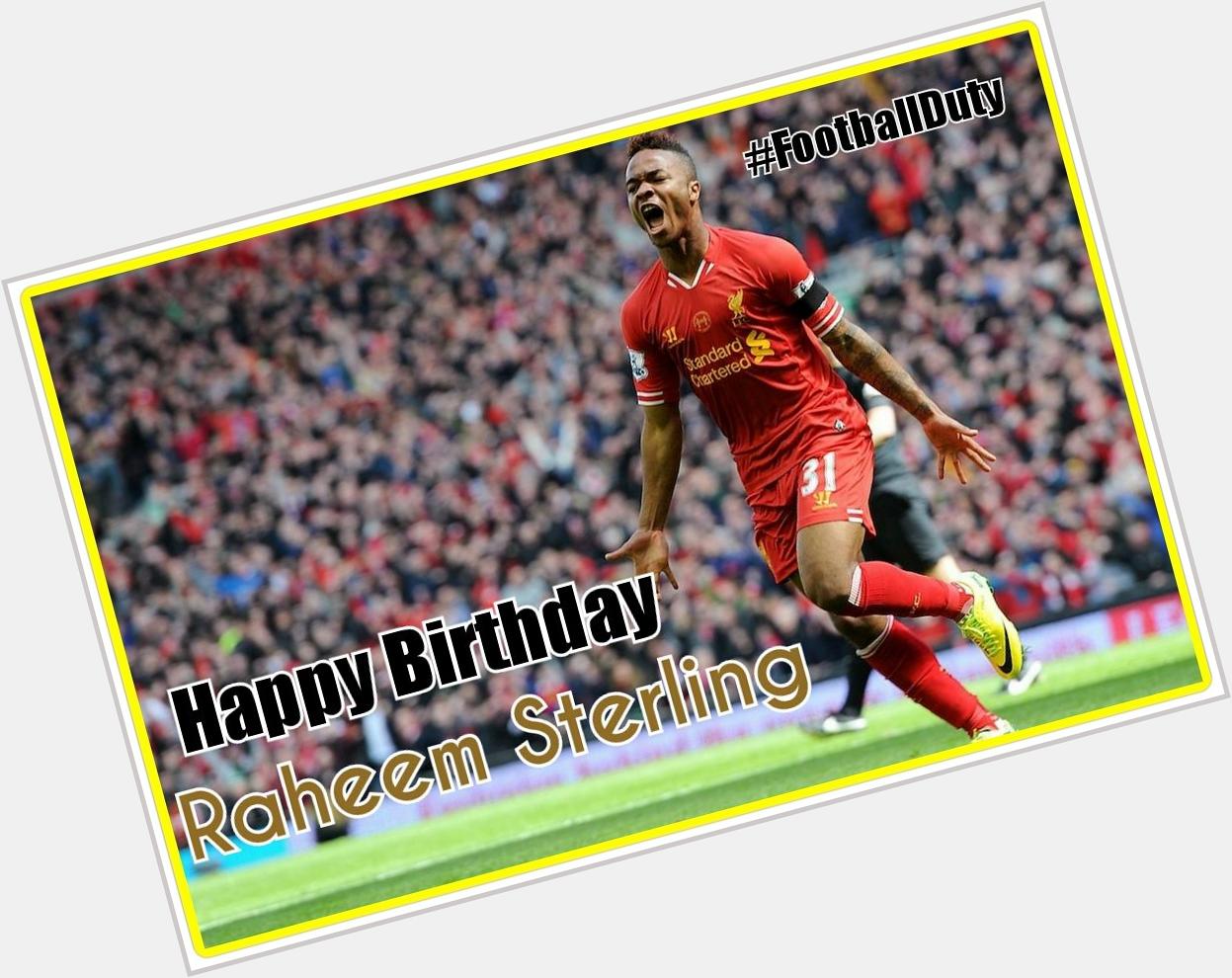 Happy Birthday Raheem Sterling!
The Liverpool youngster turns 20 today! 