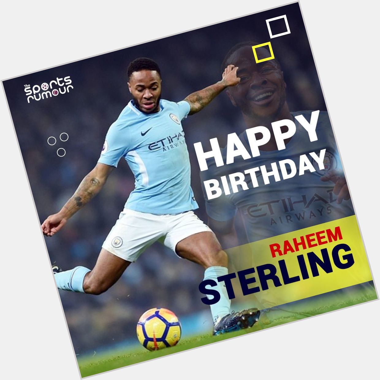 Wishing him a very very happy birthday Raheem Sterling. The English footballer turns 24 today. 