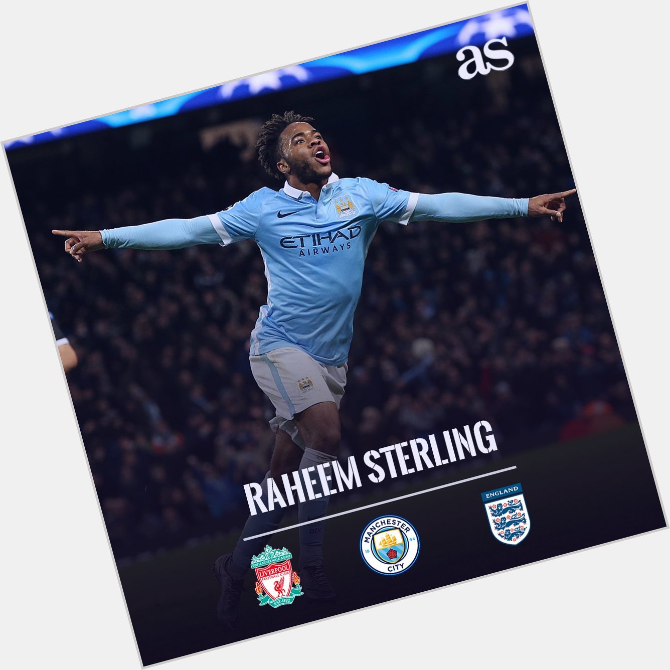 HAPPY BIRTHDAY El futbolista inglés del Raheem Sterling, cumple 24 años de edad.    