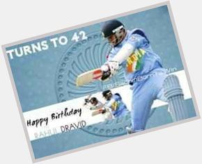 Happy birthday to wall of world cricket RAHUL DRAVID 
Still no 1 can Replace him 